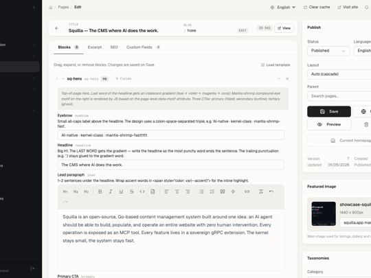 Page editor