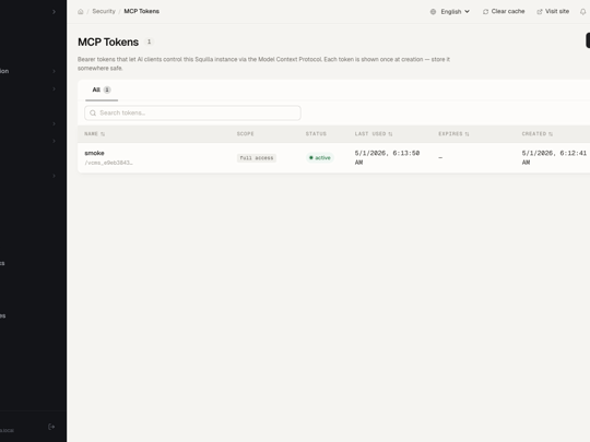 MCP tokens